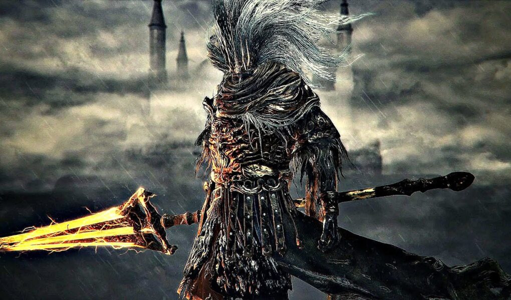 Image showing hard gaming bosses like the nameless king from dark souls