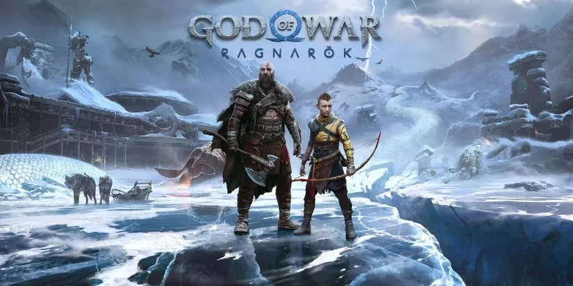 god of war ragnarok guide main game image showing kratos and his son