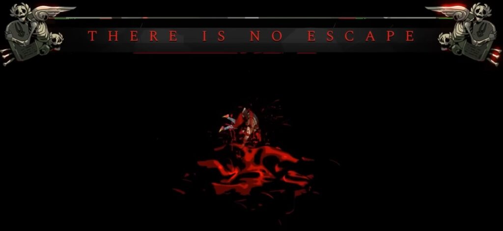 Hades game review death scene