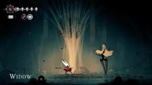 hollow knight silksong review hornet fighting the widow spider boss