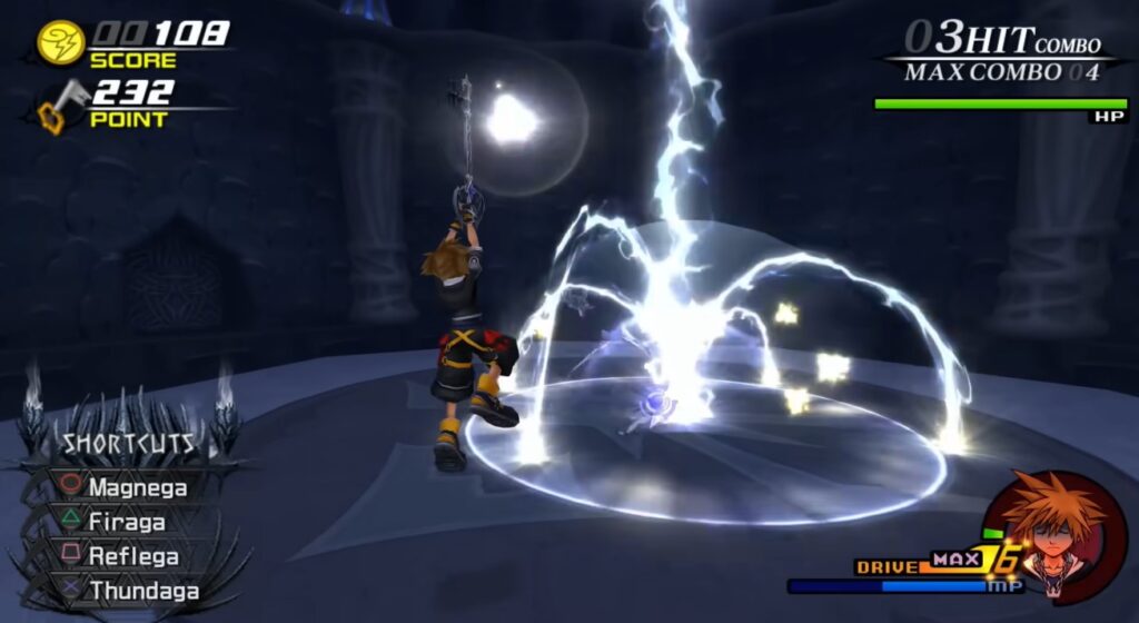 kingdom hearts 2 role playing game battle system