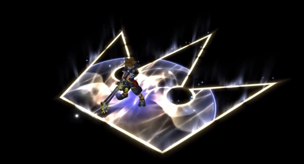 kingdom hearts 2 cutscene showing move in action