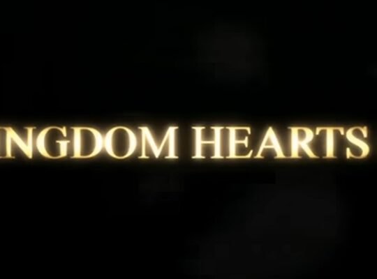 kingdom hearts 2 main game title on black background
