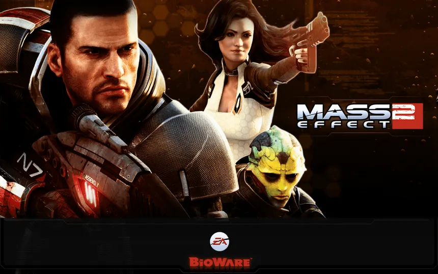 Mass effect 2 game cover design