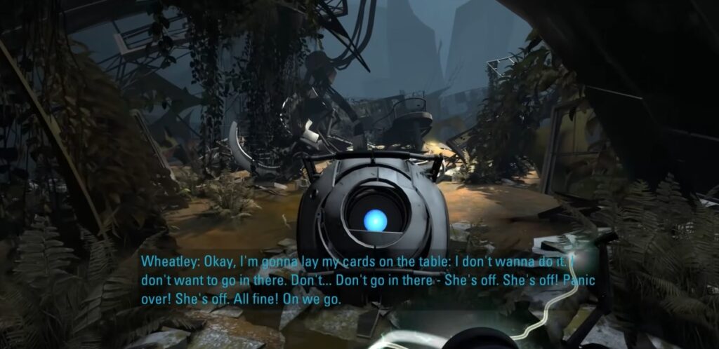portal 2 puzzles as narrative tools