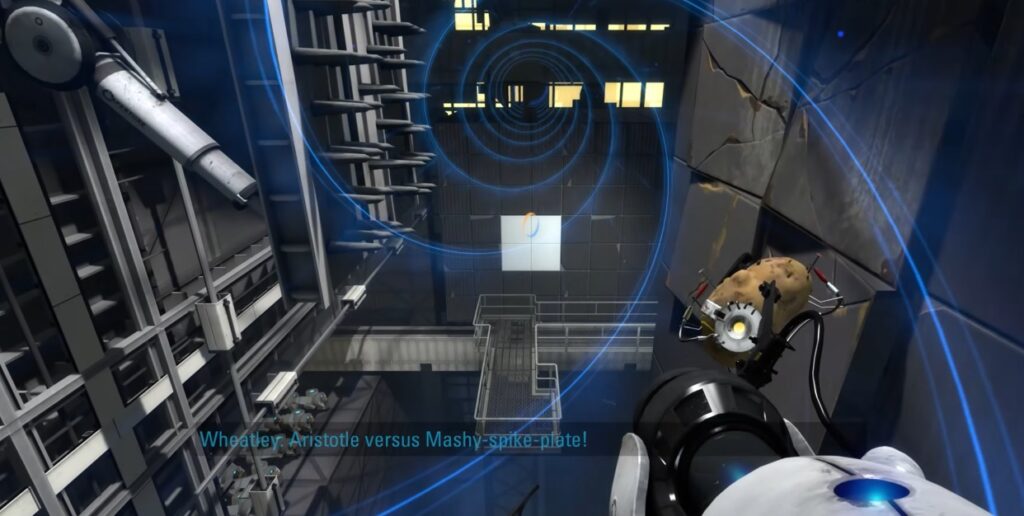 portal 2 narrative storytelling