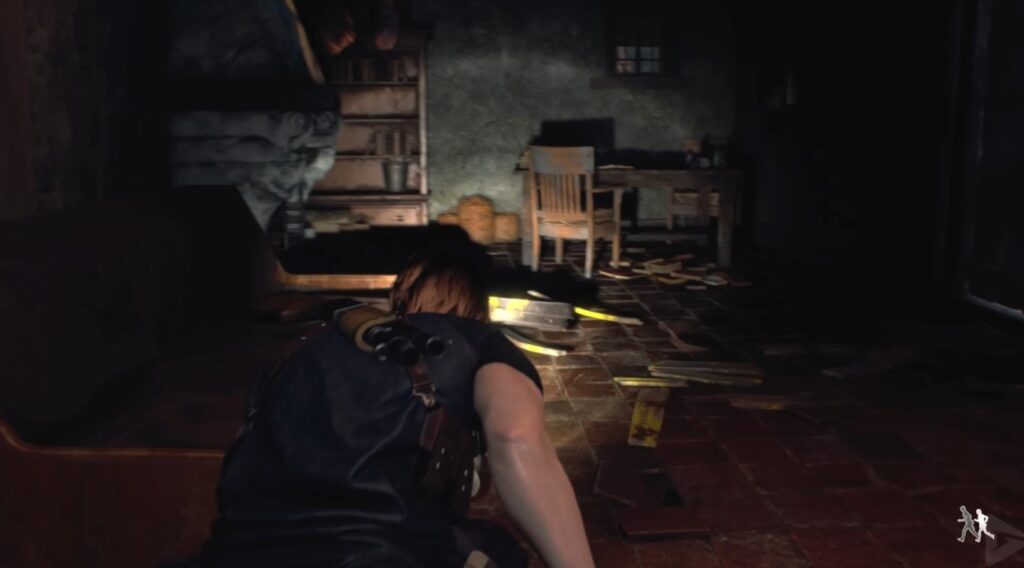 resident evil 4 remake inside village cutscene