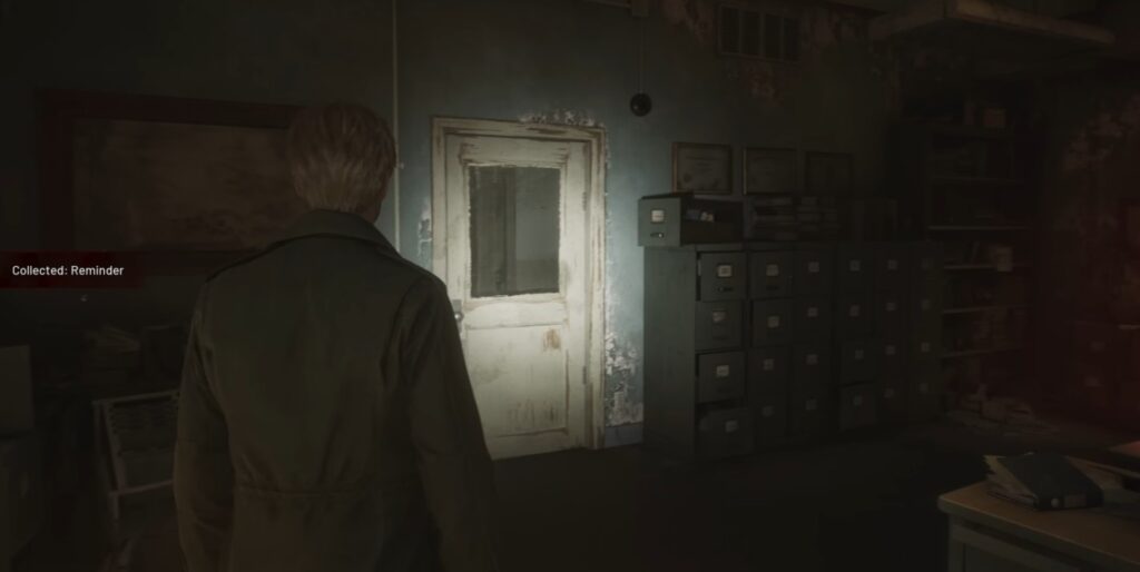 silent hill 2 main character walking through corridor