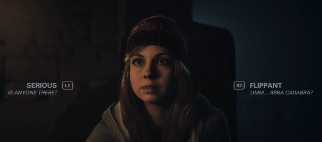 until dawn choices gameplay cutscene