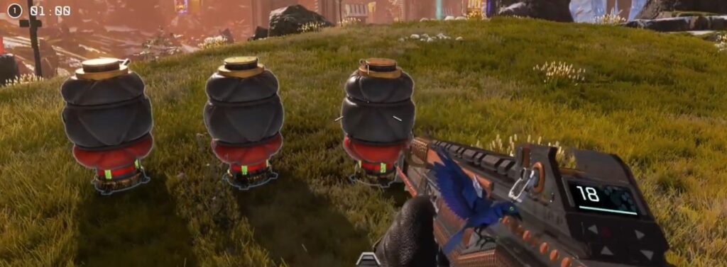 apex legends caustic gas barrel set
