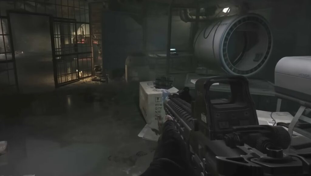 ark raiders gameplay scene from first person view