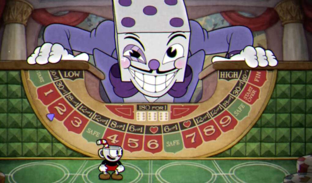 cuphead dice boss board setup