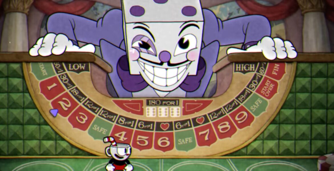 cuphead dice boss board setup