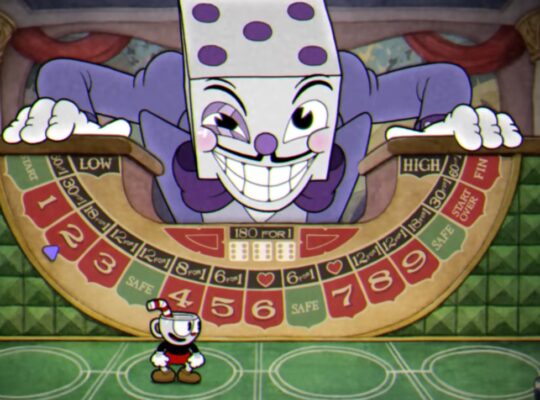 cuphead dice boss board setup
