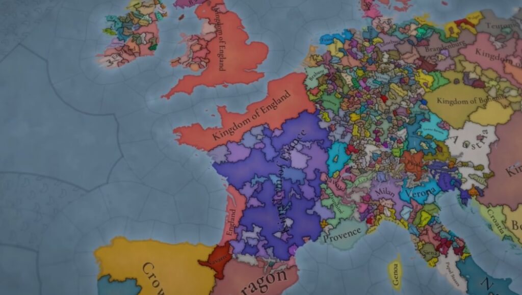Europa Universalis V map