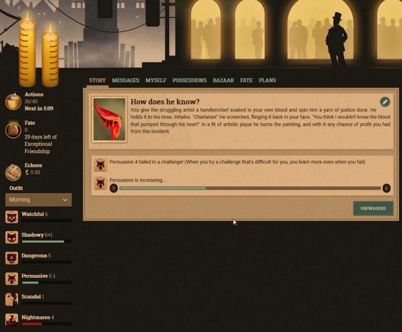 best browser games showing fallen london game on gamer mellts