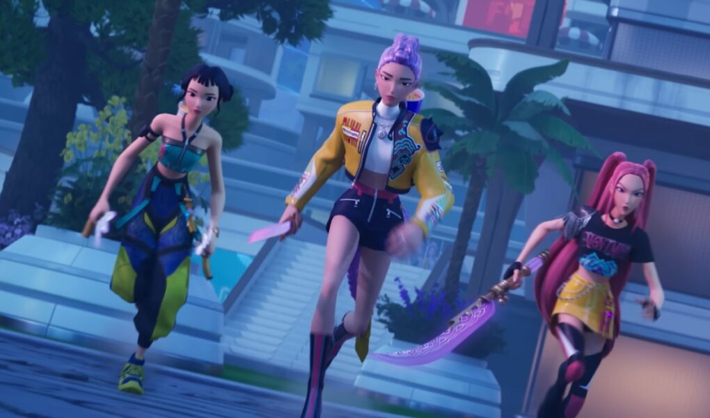 Fortnite k-pop demon hunters takeover