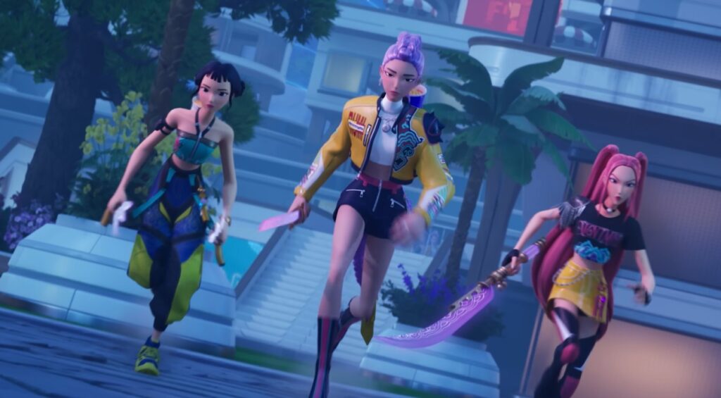Fortnite k-pop demon hunters takeover