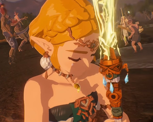 Hyrule Warriors Age of Imprisonment zelda pose