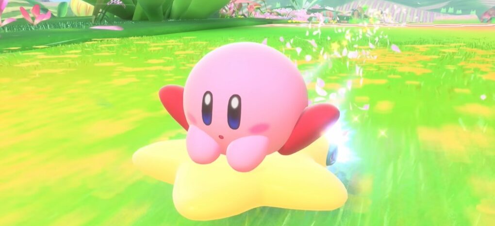 Kirby Air Riders gamer melts main cover