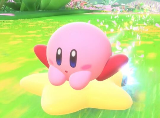 Kirby Air Riders gamer melts main cover