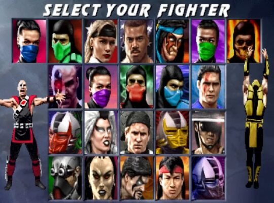 Mortal Kombat Legacy Kollection select your character