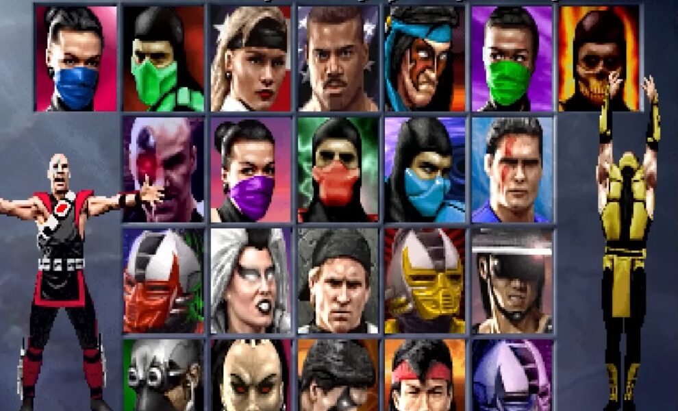Mortal Kombat Legacy Kollection select your character