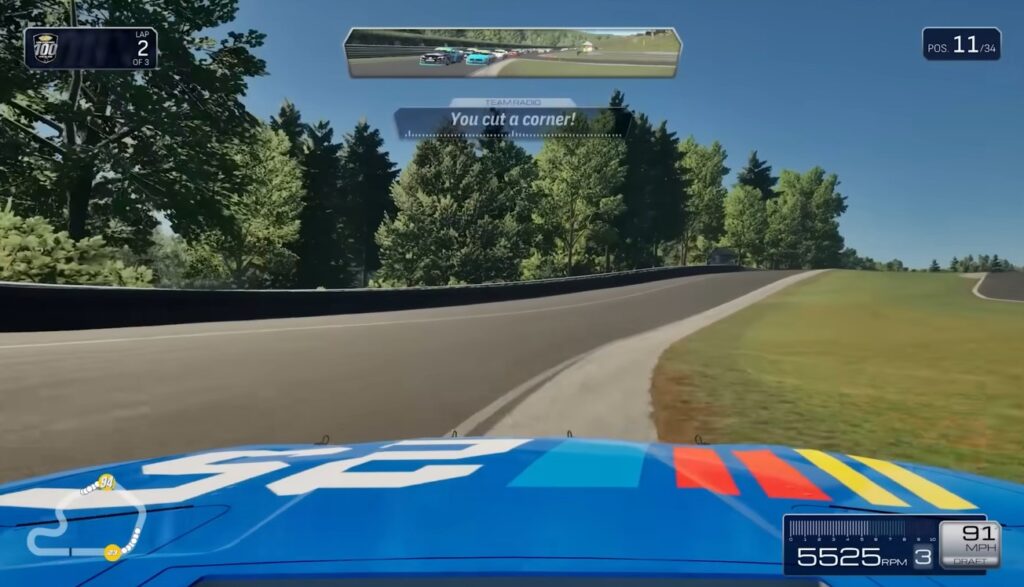NASCAR 25 gamermelts inside view