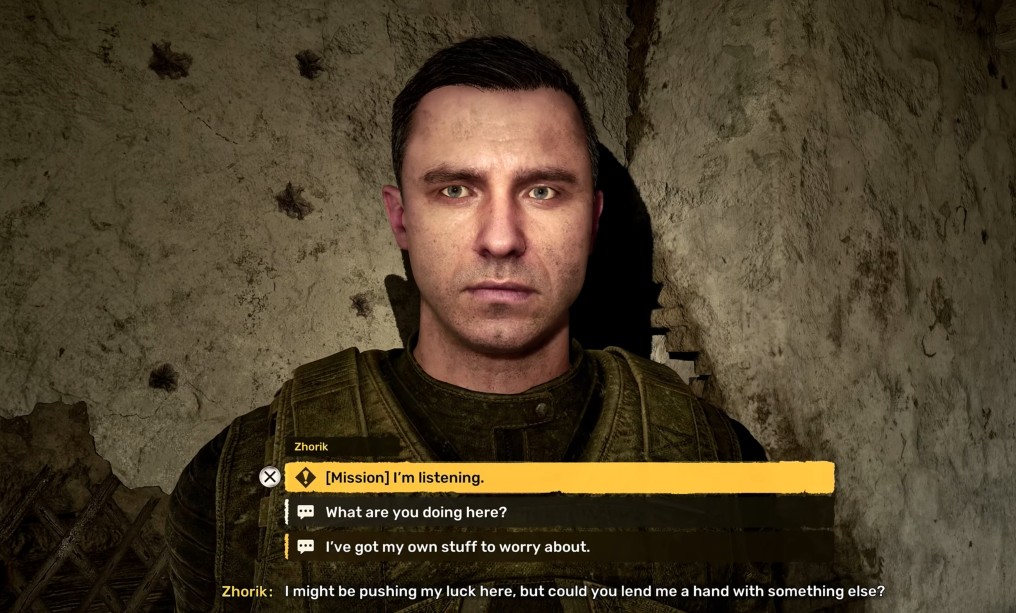 S.T.A.L.K.E.R. 2: Heart of Chornobyl zhorik dialogue
