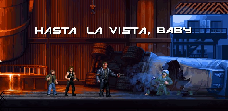 terminator 2d no fate hasta la vista scene