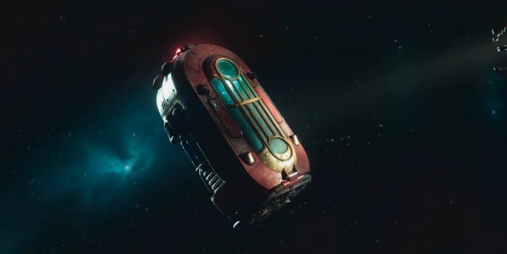 The Outer Worlds 2 pod in space