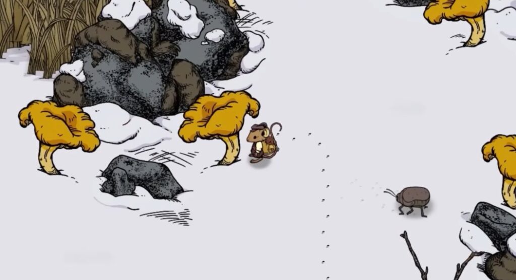 Winter Burrows snow intro gameplay