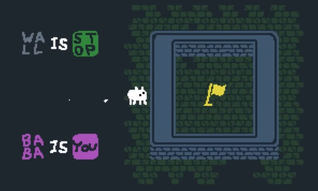 Baba is you wall is stop