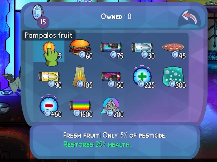 Brok the brawl bar items window