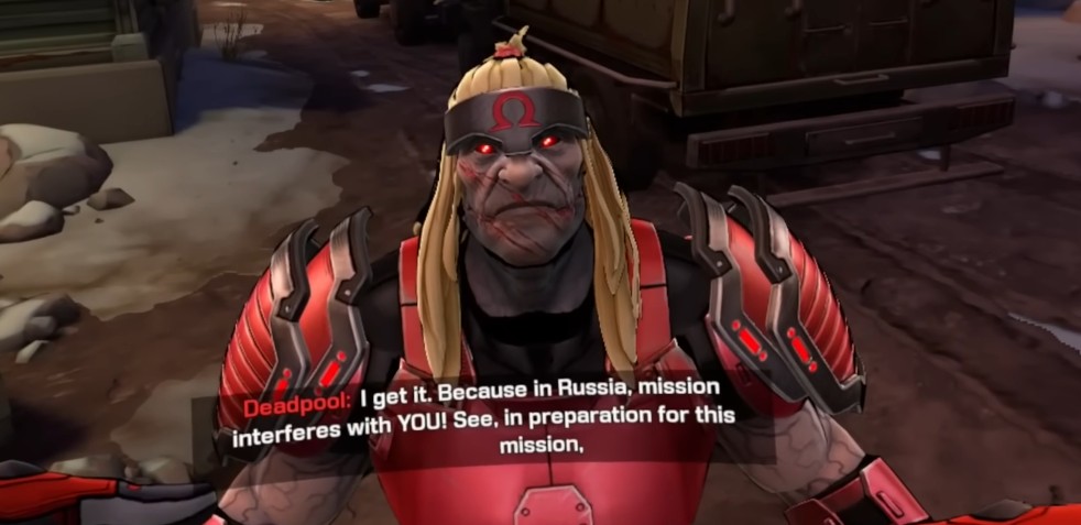 Deadpool VR enemy dialogue