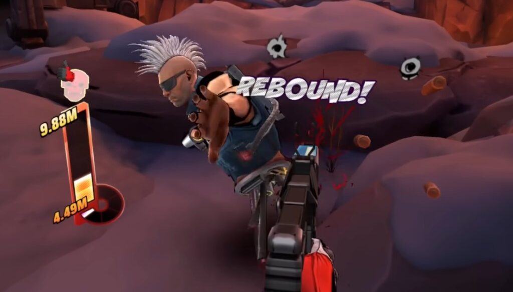 Deadpool VR rebound shot