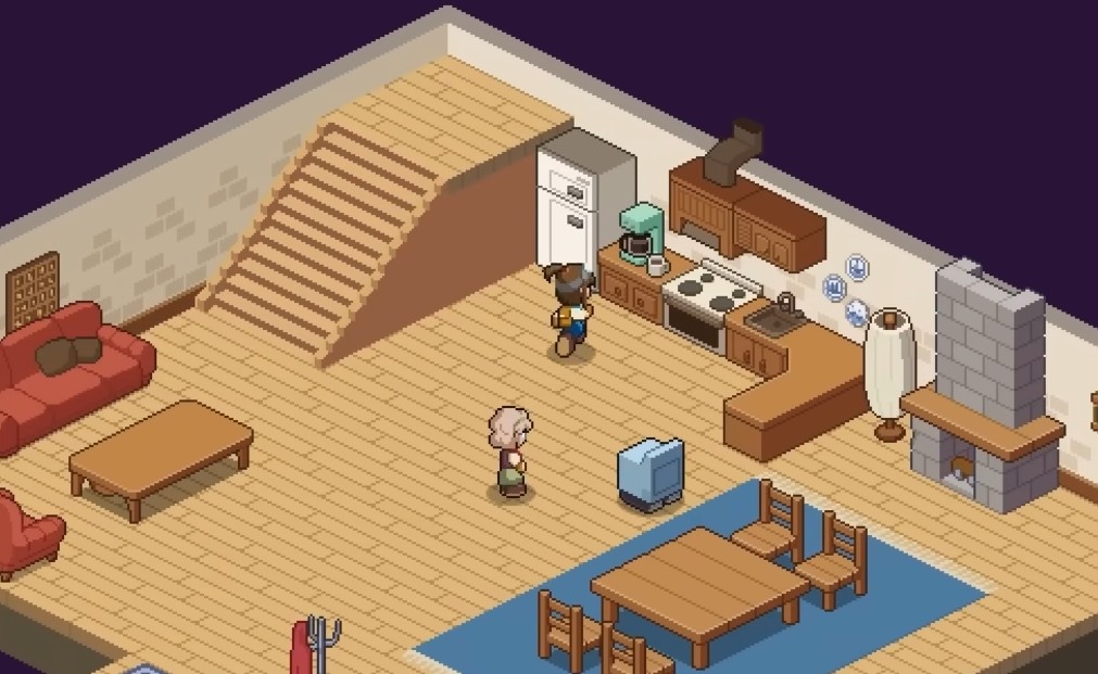 little rocket lab home gameplay scene