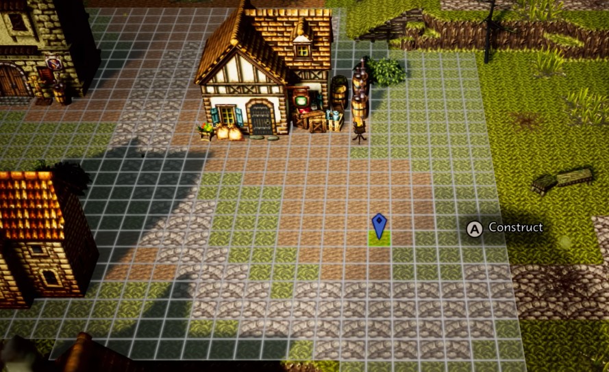 octopath traveler 0 town building