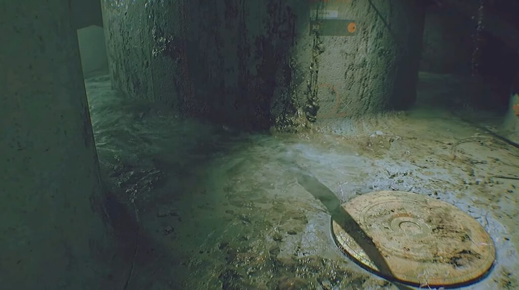 routine gameplay underground on board ship station