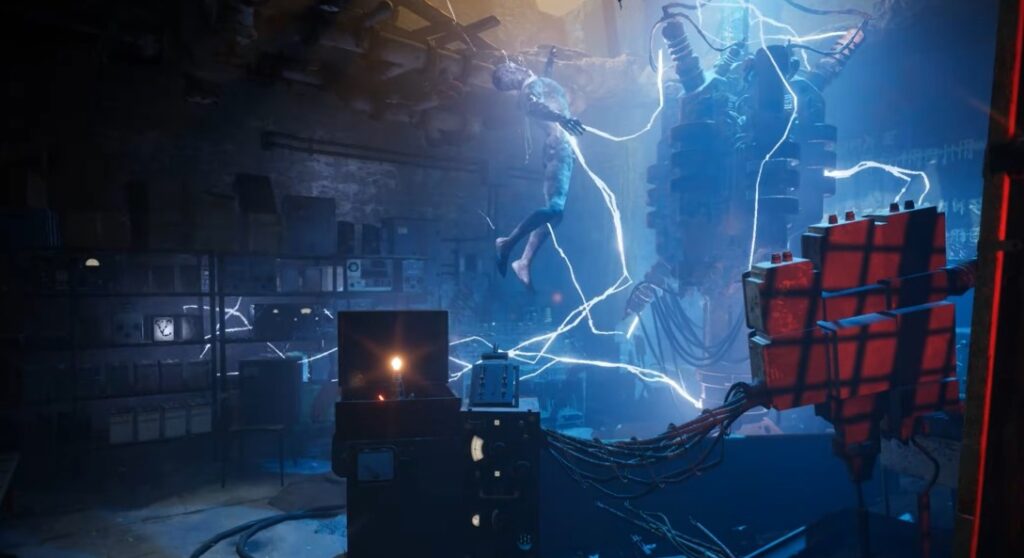 sleep awake electrocution cutscene