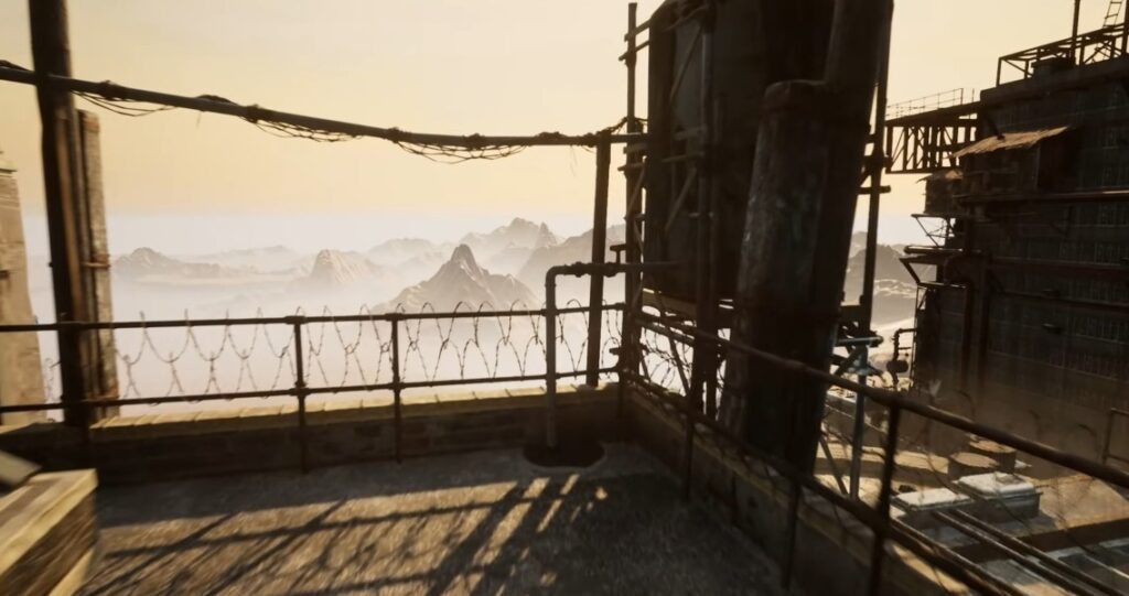 sleep awake outside world in game cutscene