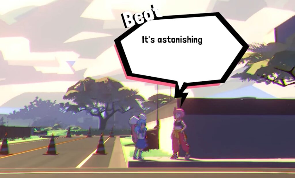 unbeatable beat talking to characters