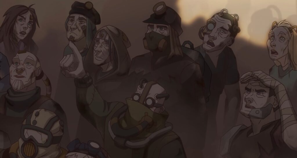 Warhammer 40K Rogue Trader animation cutscene