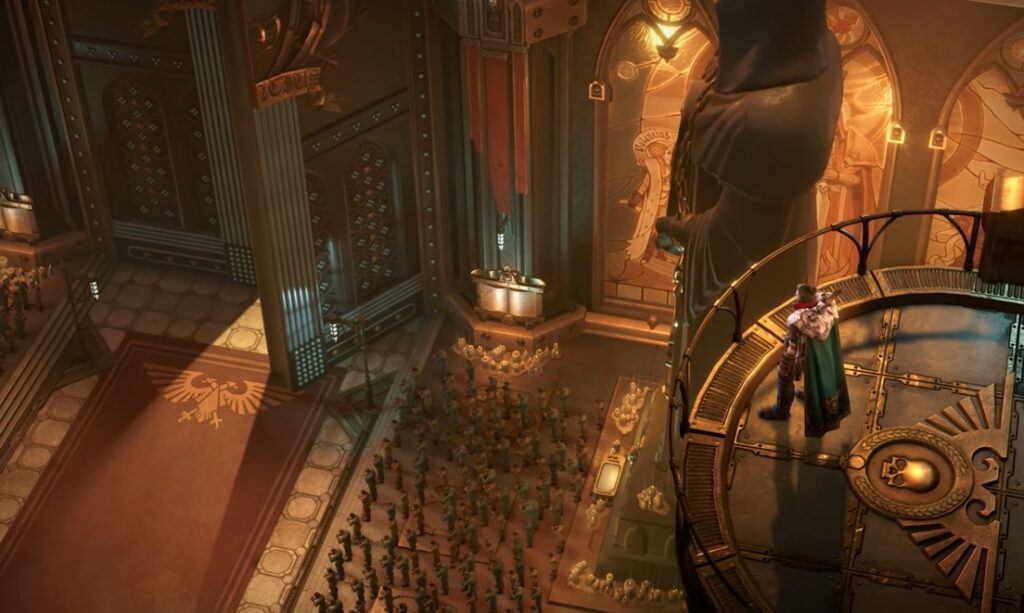 Warhammer 40K Rogue Trader army scene