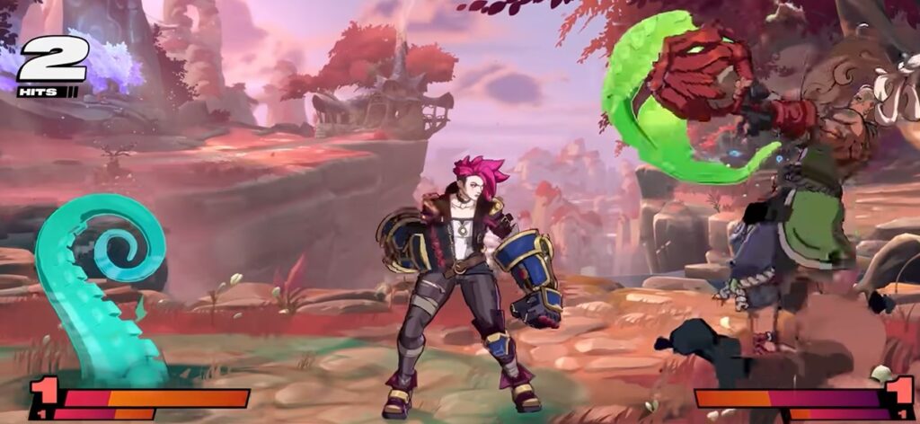 2xko fight standard gameplay scene