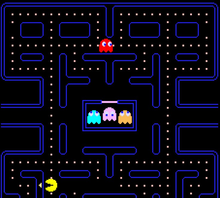 Pac-man simple gameplay