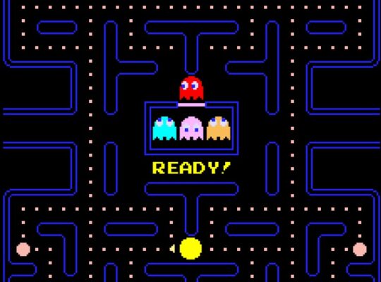 Pac-man start screen