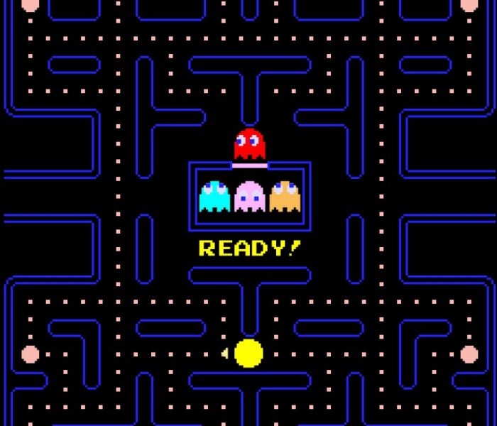 Pac-man start screen