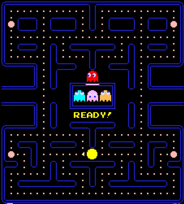 Pac-man start screen