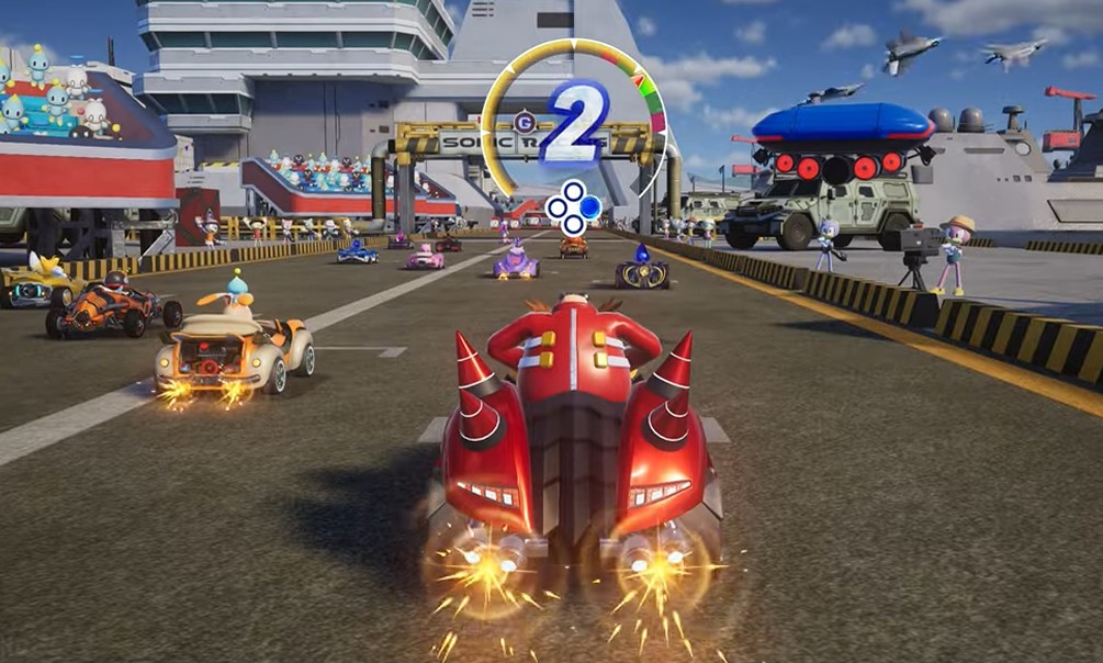 sonic racing crossworlds eggman on the starting line